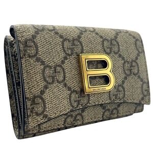 Gucci Hacker Project Wallet Balenciaga Collaboration Beige